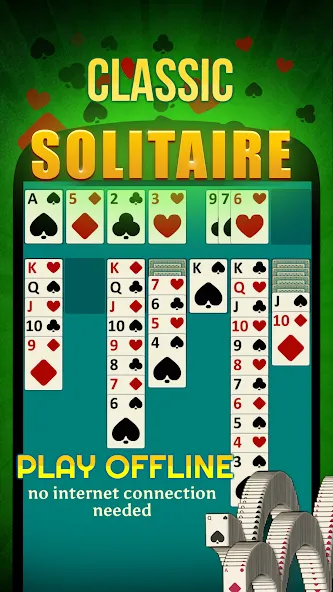 Solitaire - Offline Card Games  [МОД Все открыто] Screenshot 1