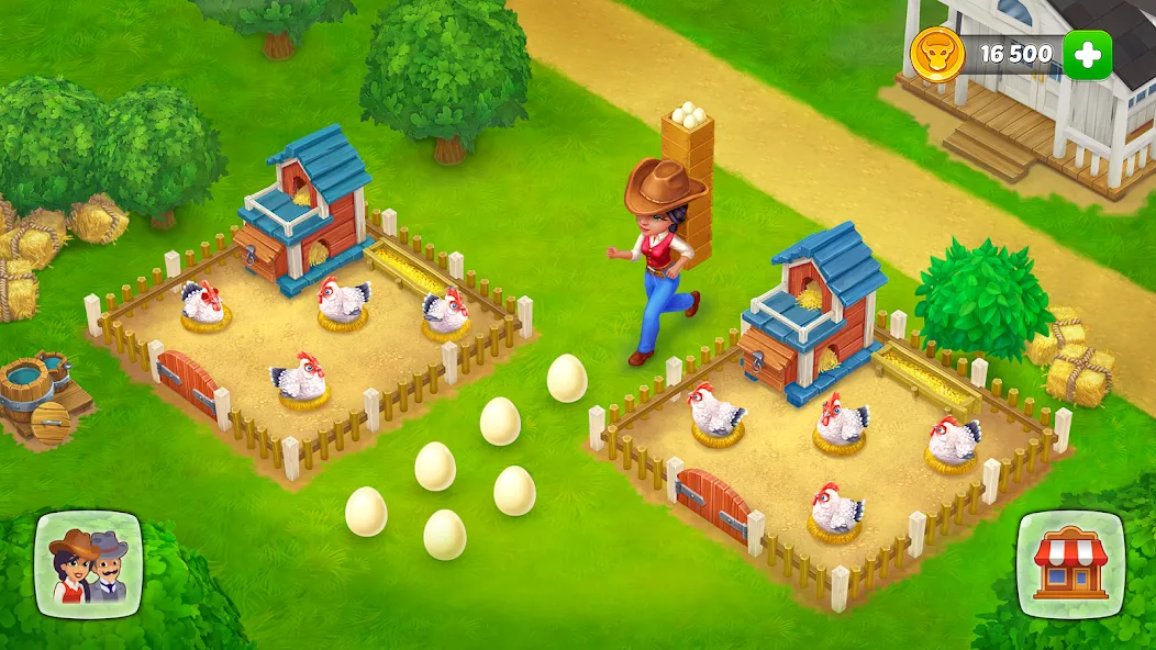 Wild West: Farm Town Build (Уайлд Вест)  [МОД Бесконечные деньги] Screenshot 4