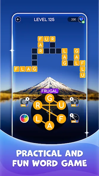 Calming Crosswords Word Puzzle  [МОД Menu] Screenshot 4