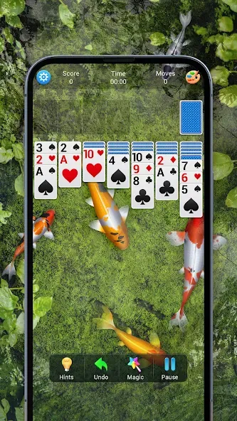 Solitaire, Klondike Card Games  [МОД Бесконечные монеты] Screenshot 5