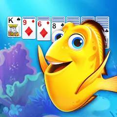 Скачать взломанную Solitaire: Fish Master (Солитер)  [МОД Много монет] - стабильная версия apk на Андроид