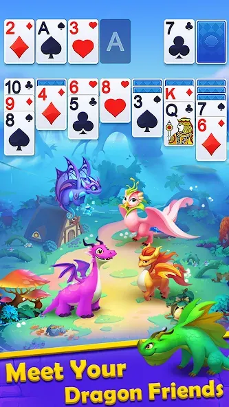 Solitaire Dragons  [МОД Menu] Screenshot 4