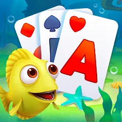 Взлом Solitaire TriPeaks Fish (Солитер ТриПикс Рыбка)  [МОД Бесконечные монеты] - полная версия apk на Андроид