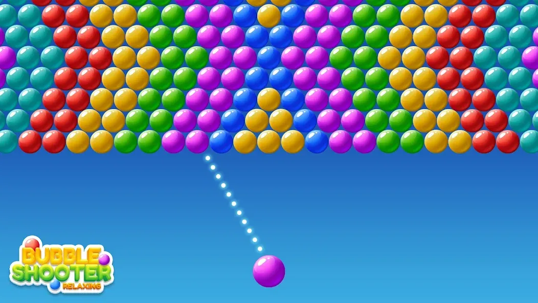 Bubble Shooter Relaxing (Бабл Шутер Релаксинг)  [МОД Много монет] Screenshot 2