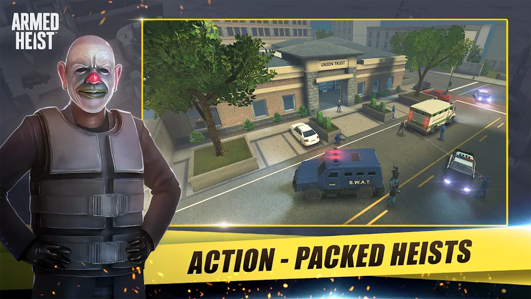 Armed Heist: Shooting gun game (Армед Хейст)  [МОД Бесконечные монеты] Screenshot 1