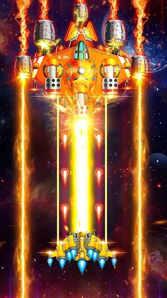 Space Shooter: Galaxy Attack (Спейс шутер)  [МОД Menu] Screenshot 1