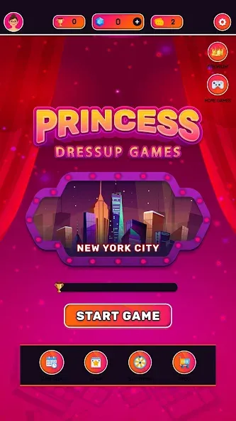 Princess Makeup Dressup Salon (Принцесса Мейкап Дрессап Салон)  [МОД Бесконечные монеты] Screenshot 2