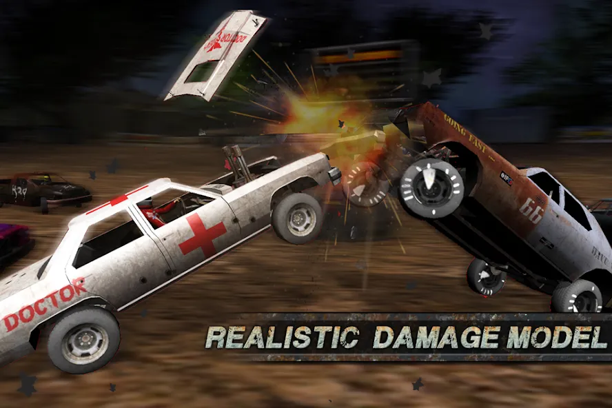 Demolition Derby: Crash Racing (Демолиция Дерби)  [МОД Много денег] Screenshot 1