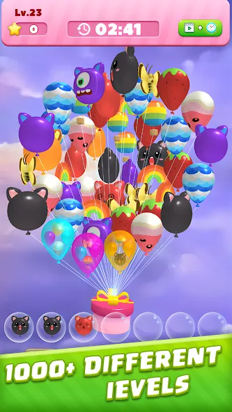 Bubble Burst：Match 3D  [МОД Бесконечные монеты] Screenshot 1