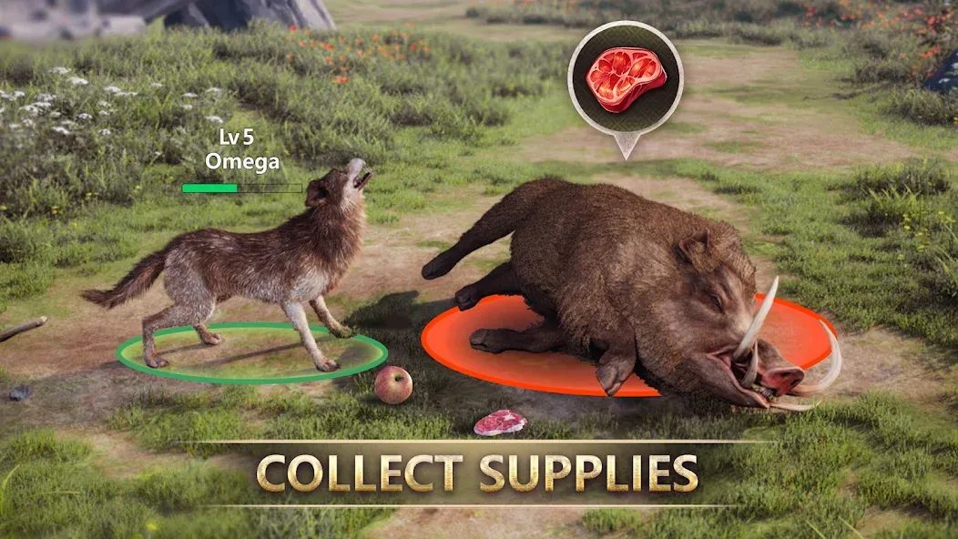 Wolf Game: Wild Animal Wars (Вулф Гейм)  [МОД Menu] Screenshot 2