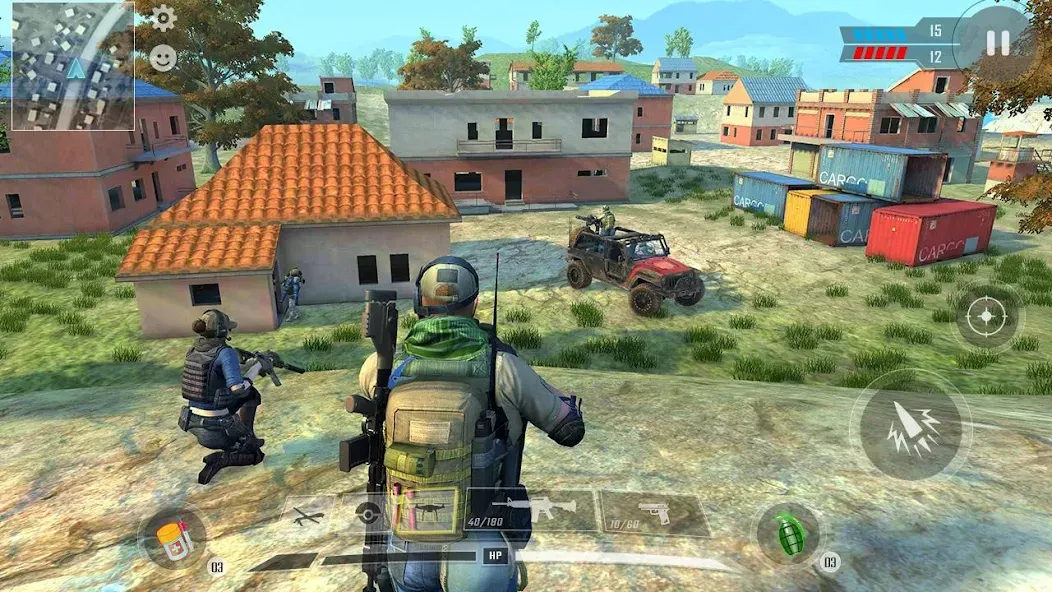 Commando War Army Game Offline  [МОД Много монет] Screenshot 3