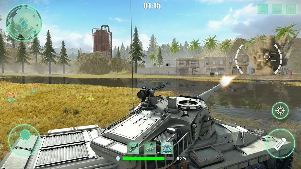 World Tanks War: Offline Games (Танковые военные машины Блиц)  [МОД Много денег] Screenshot 5