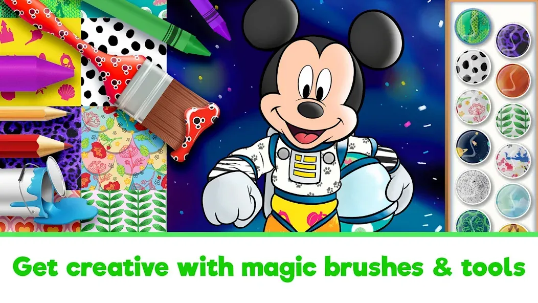 Disney Coloring World (Дисней)  [МОД Много денег] Screenshot 2