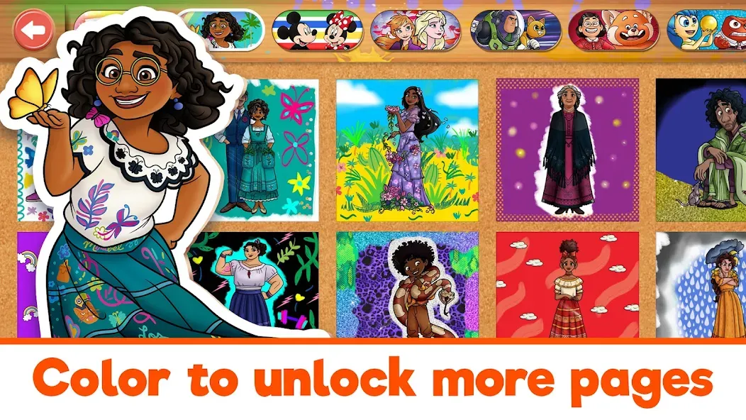 Disney Coloring World (Дисней)  [МОД Много денег] Screenshot 5
