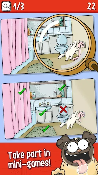 Simon’s Cat Crunch Time  [МОД Много монет] Screenshot 2