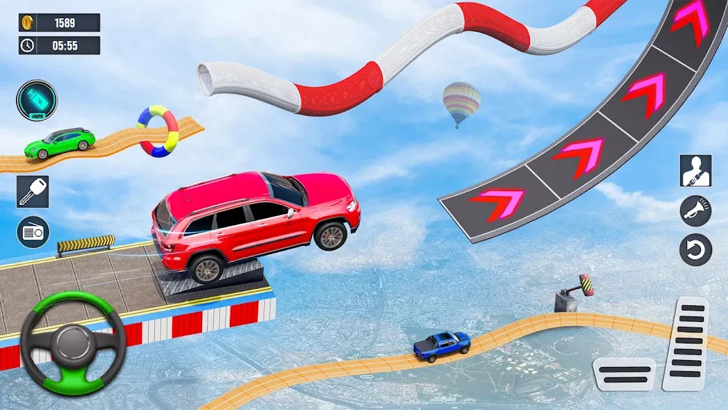 Car Stunt Games : Car Games 3D (Кар Стант Геймс)  [МОД Все открыто] Screenshot 4