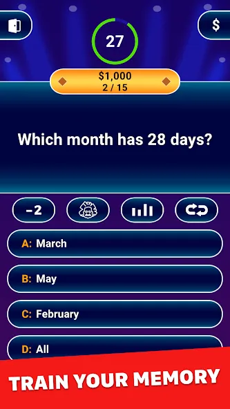 Millionaire 2024: Trivia Game  [МОД Menu] Screenshot 3