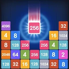 Скачать взлом Drop Merge : Number Puzzle (Дроп Мердж)  [МОД Все открыто] - последняя версия apk на Андроид