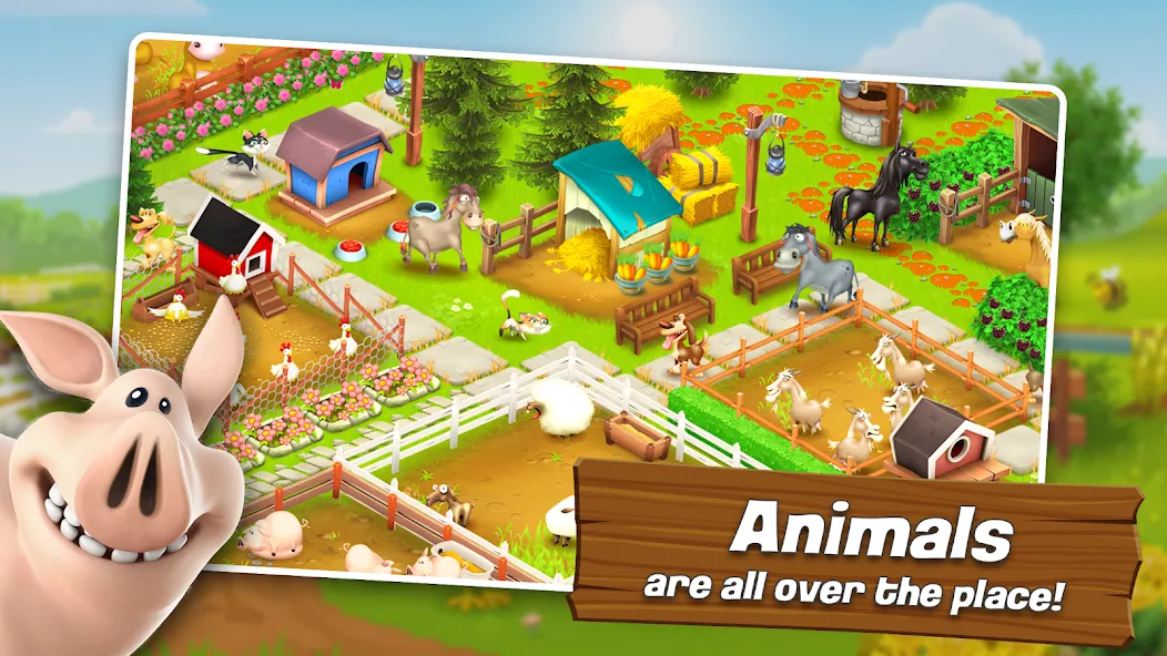 Hay Day (Хей Дей)  [МОД Бесконечные монеты] Screenshot 3