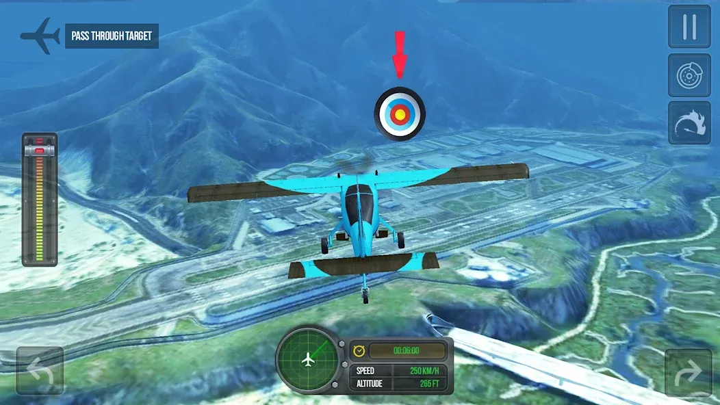 Flight Simulator - Plane Games  [МОД Бесконечные монеты] Screenshot 5