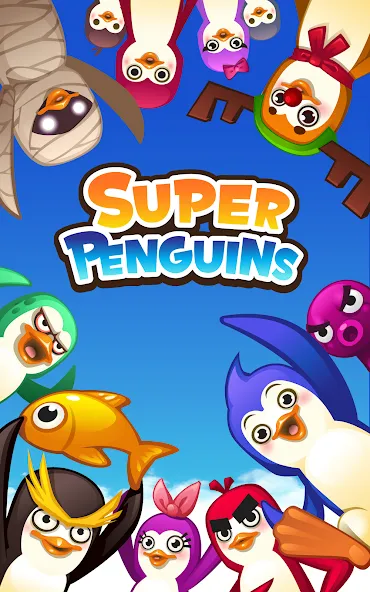 Super Penguins (упер Пингвины)  [МОД Menu] Screenshot 1