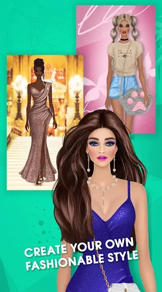 Fashion Triple Match: Dress Up (Фэшн Мердж)  [МОД Бесконечные деньги] Screenshot 1