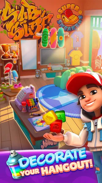 Subway Surfers Blast (Сабвей Серферс Бласт)  [МОД Много монет] Screenshot 1