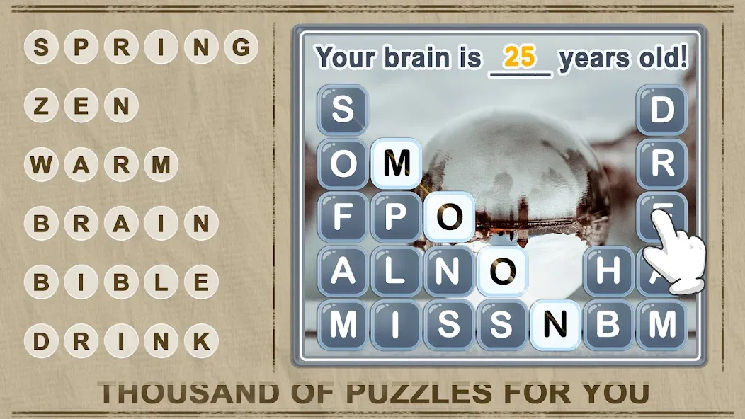 Word Crush - Fun Puzzle Game (Уорд Краш)  [МОД Бесконечные монеты] Screenshot 3