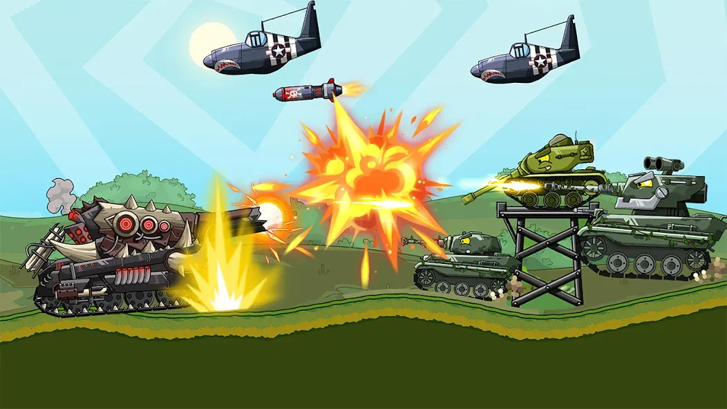 Tank Arena Steel Battle (Танковая Арена Стальное Сражение)  [МОД Mega Pack] Screenshot 4