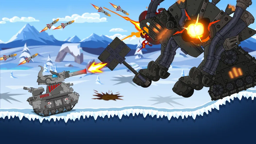 Tank Combat: War Battle (Танковый бой)  [МОД Все открыто] Screenshot 5