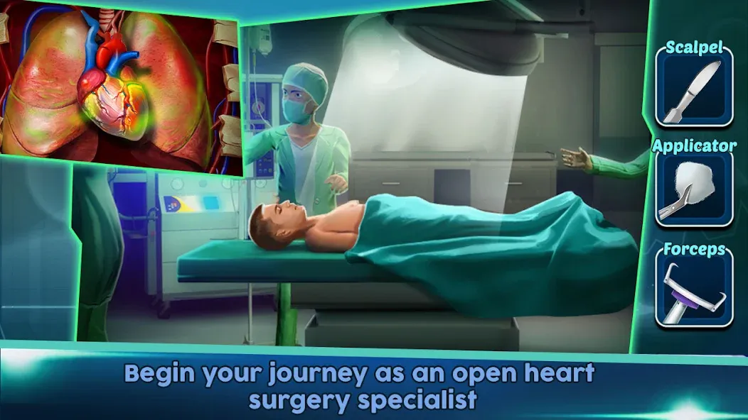 Surgery Doctor Simulator Games  [МОД Unlimited Money] Screenshot 1