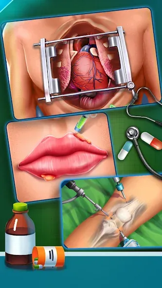 Surgery Doctor Simulator Games  [МОД Unlimited Money] Screenshot 4