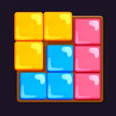 Взломанная Block King - Brain Puzzle Game (Блок Кинг)  [МОД Все открыто] - полная версия apk на Андроид