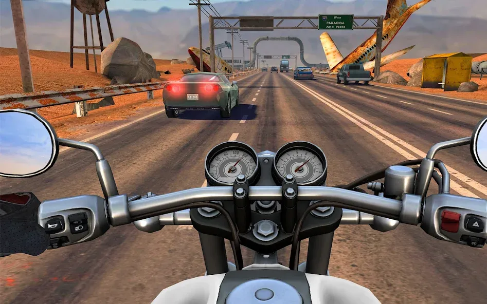 Moto Rider GO: Highway Traffic (Мото Райдер ГО)  [МОД Бесконечные деньги] Screenshot 1