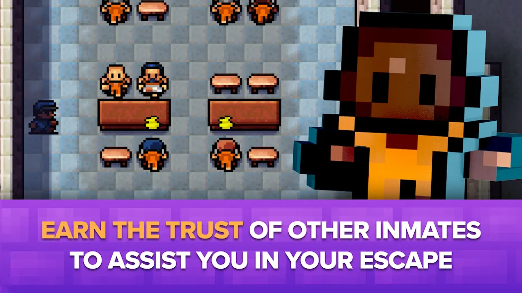 The Escapists: Prison Escape – (Зе Эскейпистс)  [МОД Бесконечные деньги] Screenshot 4