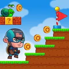 Скачать взломанную Super Bill World-Fun Adventure (Супер Билл Мир)  [МОД Mega Pack] - последняя версия apk на Андроид