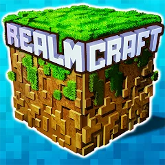 Скачать взлом Mini Block Craft Realm Craft (РеалмКрафт)  [МОД Menu] - последняя версия apk на Андроид