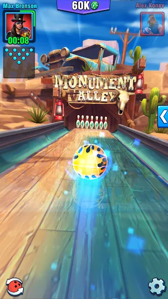 Bowling Crew — 3D bowling game  [МОД Много денег] Screenshot 1