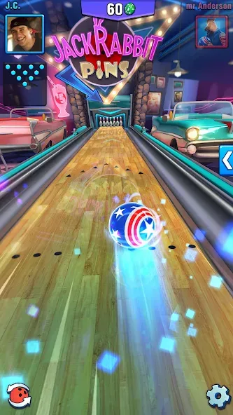 Bowling Crew — 3D bowling game  [МОД Много денег] Screenshot 4