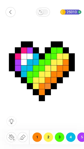Color by Number：Coloring Games (Цвет по номерам)  [МОД Unlimited Money] Screenshot 4