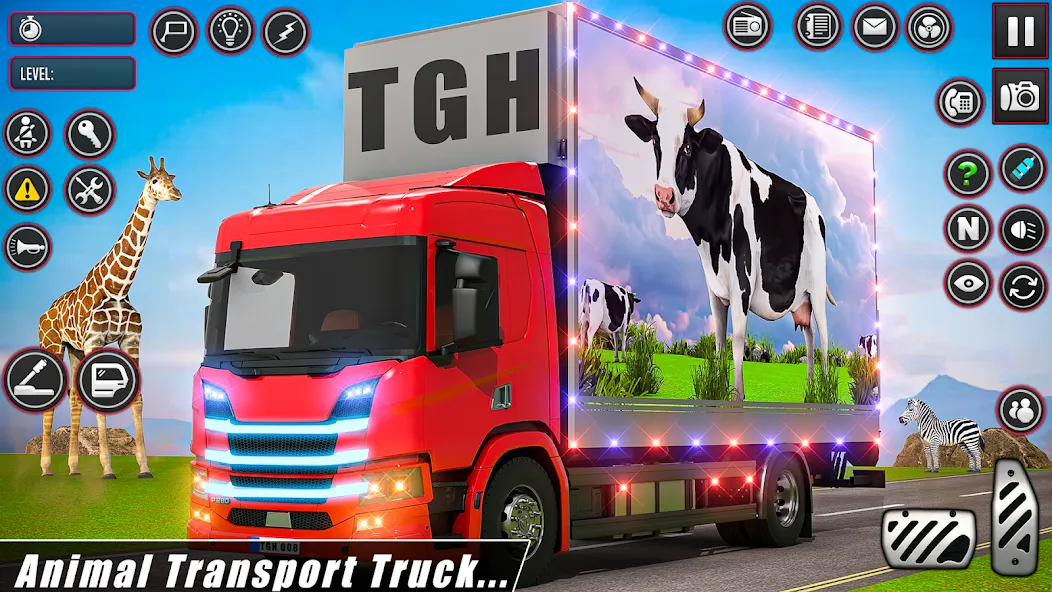 Animal Transport Driving Games (Домашний перевоз игры)  [МОД Menu] Screenshot 4