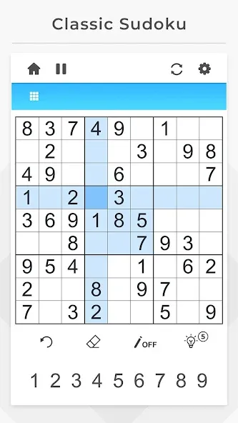 Sudoku - Offline Games  [МОД Все открыто] Screenshot 1