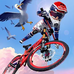 Взлом Downhill Masters (Даунхилл мастерс)  [МОД Много монет] - стабильная версия apk на Андроид