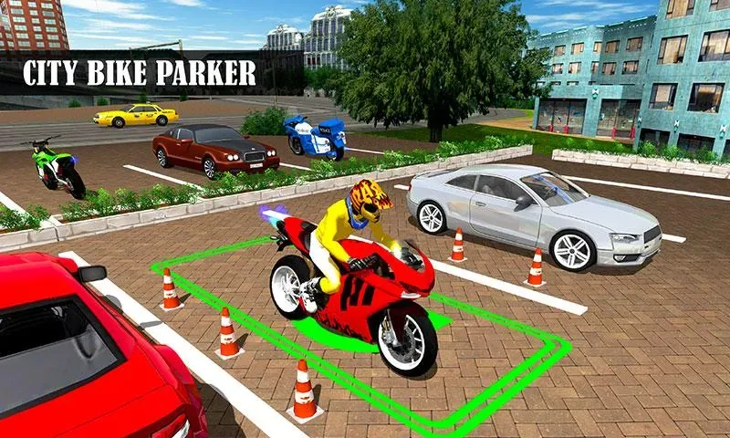 Bike Parking Moto Driving Game (Ларонг Парадахан нг Бисиклета)  [МОД Бесконечные деньги] Screenshot 1