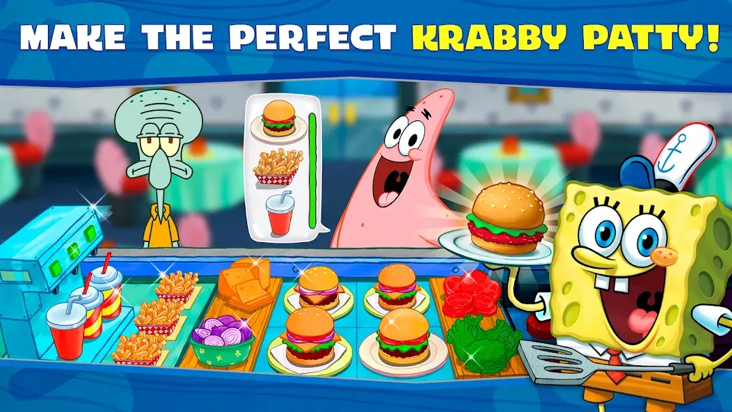 SpongeBob: Krusty Cook-Off  [МОД Много монет] Screenshot 2