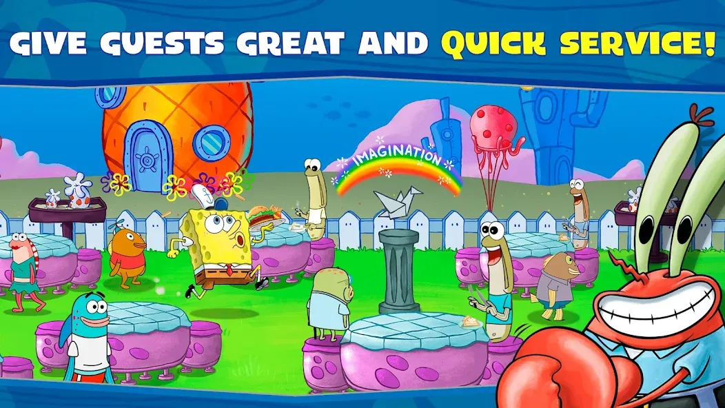 SpongeBob: Krusty Cook-Off  [МОД Много монет] Screenshot 3