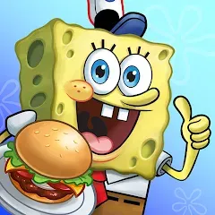 Взломанная SpongeBob: Krusty Cook-Off  [МОД Много монет] - полная версия apk на Андроид