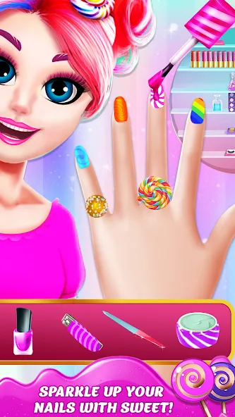 DIY Candy Makeup-Beauty Salon (ДИУАИ Мейкап)  [МОД Menu] Screenshot 3