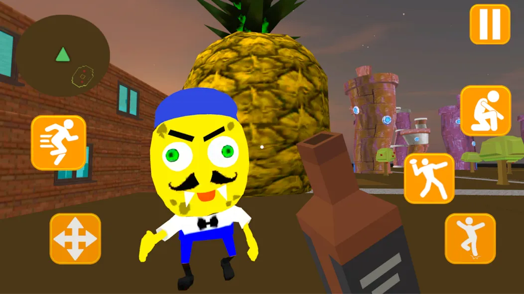 Neighbor Sponge. Scary Secret  [МОД Unlimited Money] Screenshot 1