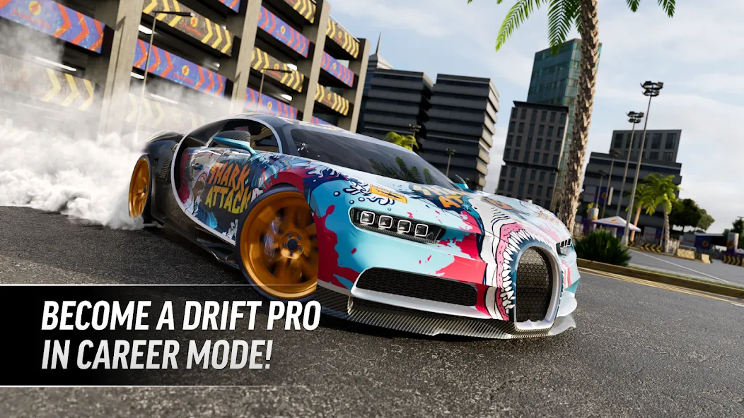 Drift Max Pro Car Racing Game (Дрифт Макс Про)  [МОД Unlocked] Screenshot 1